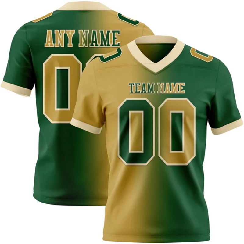 ProFlex Custom Match Jersey – Gold/Green Edition