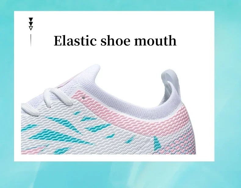 FlashStrike Lite FG Soccer Cleats – White Ice Pink/Teal Edition