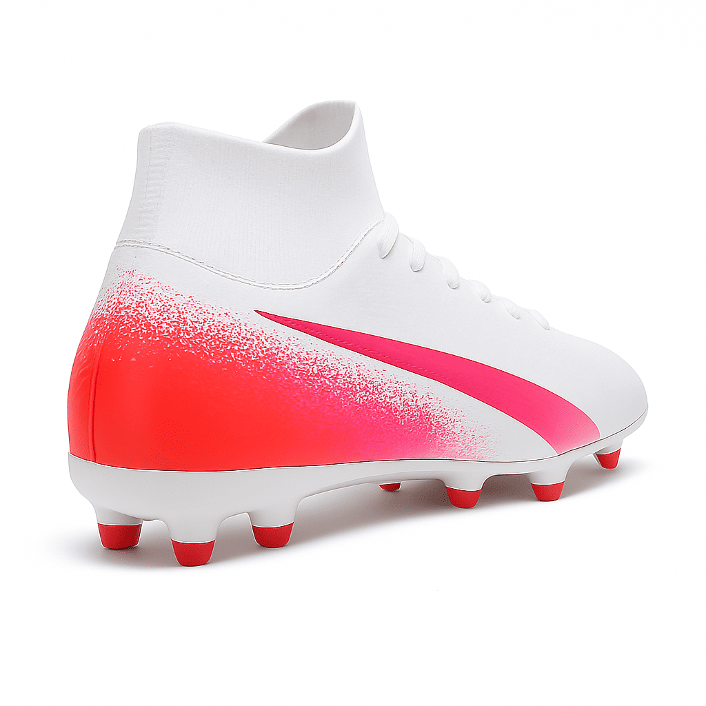 VelocityStrike Blaze Elite FG – White/Pink Strike Fade