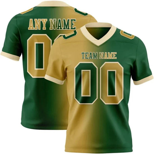 ProFlex Custom Match Jersey – Gold/Green Edition