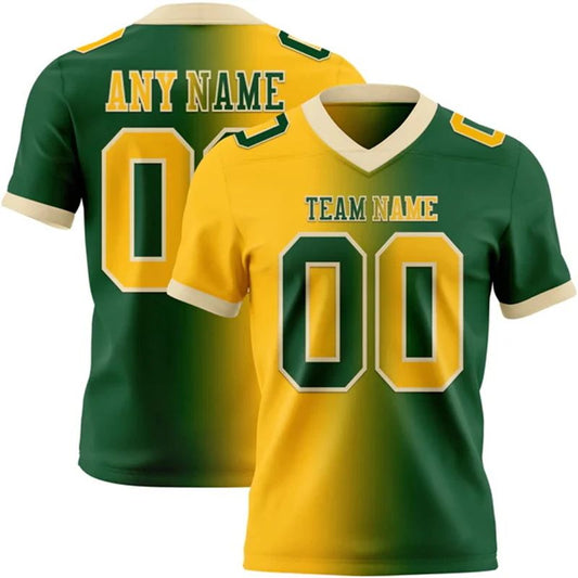 ProFlex Custom Match Jersey – Green/Gold Edition